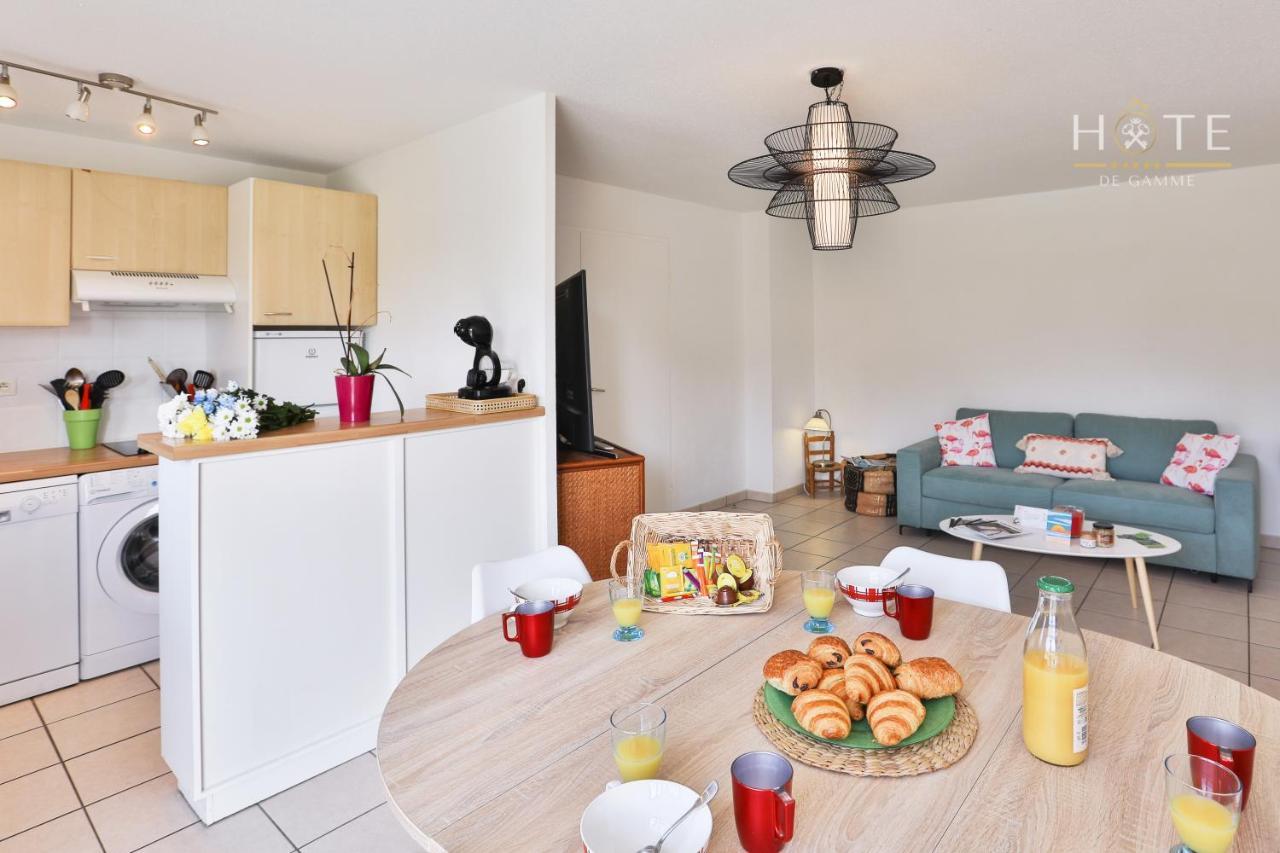 Residence Les Dunes- Appartement Avec Piscine 莱萨布勒-多洛讷 外观 照片