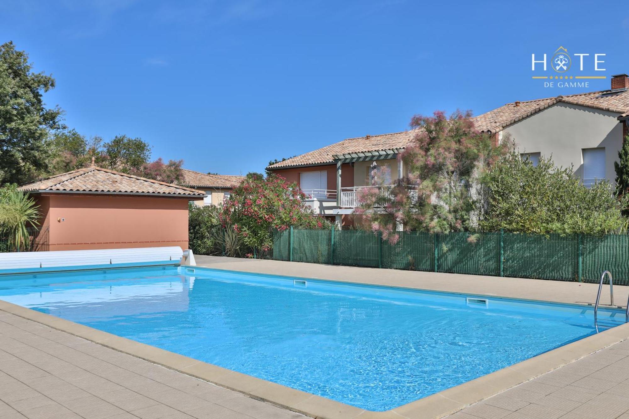 Residence Les Dunes- Appartement Avec Piscine 莱萨布勒-多洛讷 外观 照片