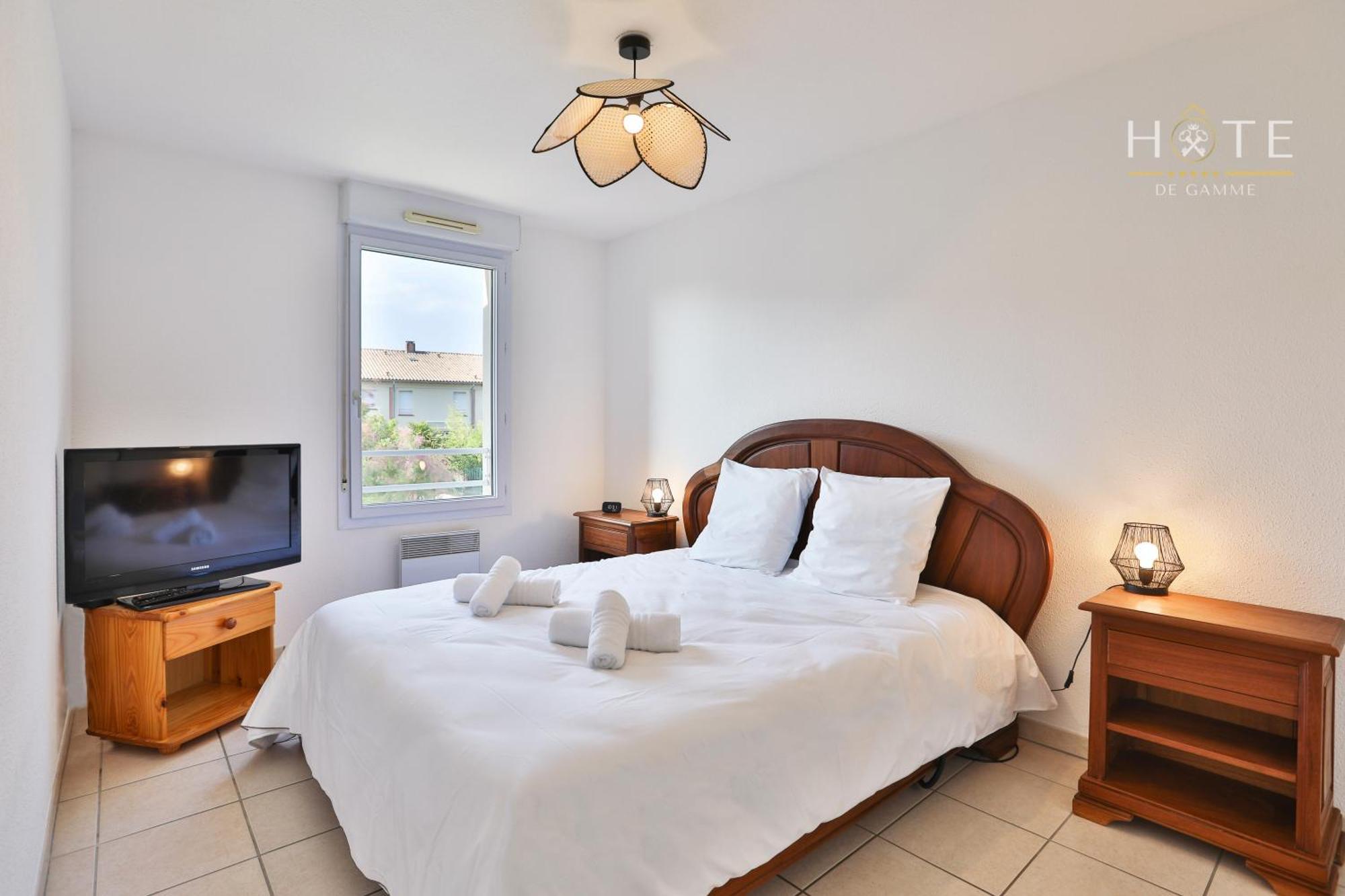 Residence Les Dunes- Appartement Avec Piscine 莱萨布勒-多洛讷 外观 照片