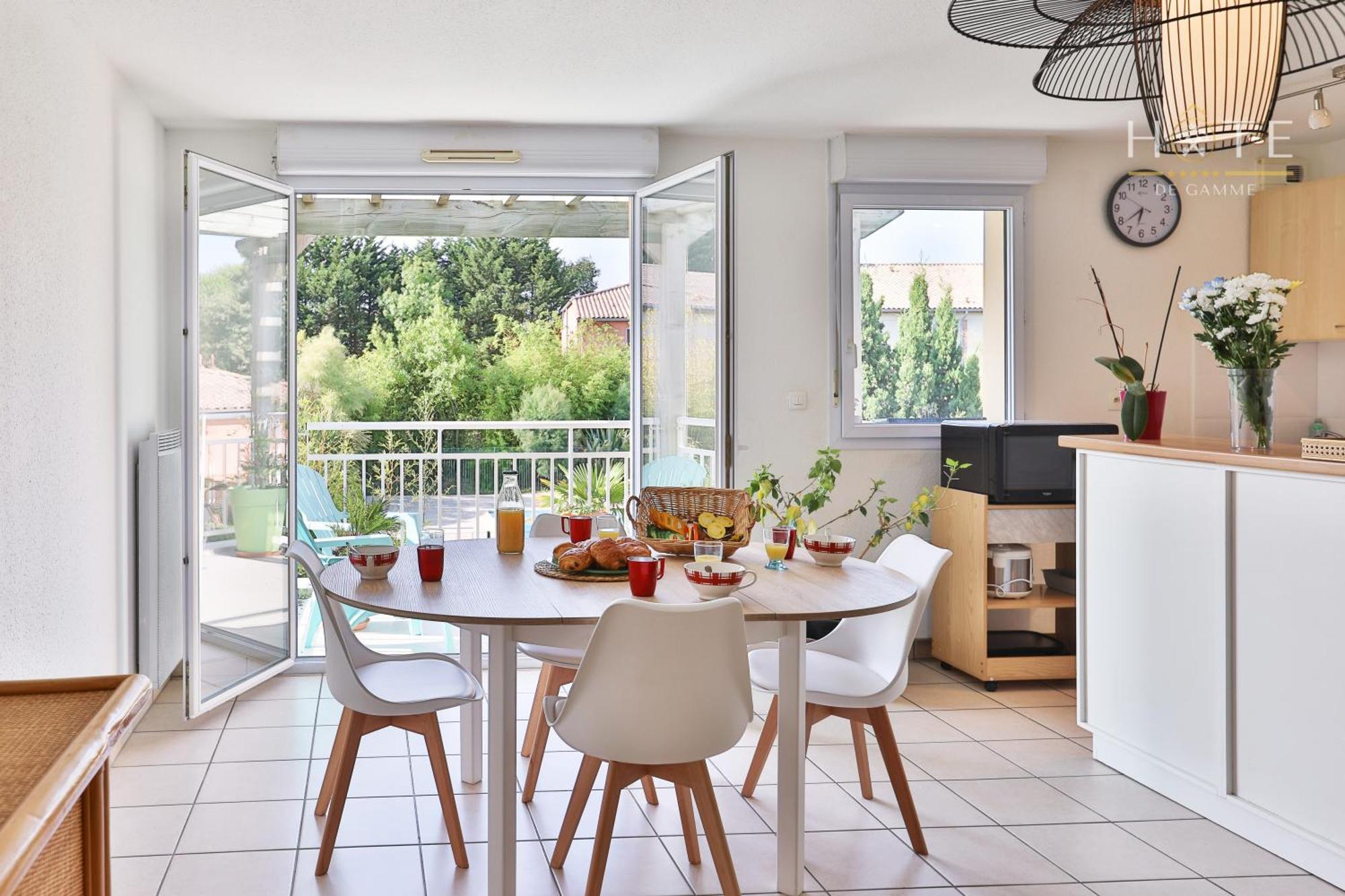 Residence Les Dunes- Appartement Avec Piscine 莱萨布勒-多洛讷 外观 照片